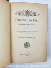 MaxSold Auction: SCADDING, HENRY. TORONTO OF OLD. 1873 FIRST EDITION - Toronto (Ontario, Canada) PARTNER MANAGED Estate Sale Online Auction - Clarendon Avenue
