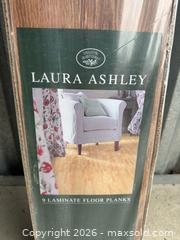 MaxSold Auction: 24 Bundles Laura Ashley Laminate Floor Planks - Toronto (Ontario, Canada) SELLER MANAGED Reseller Online Auction -  Crouse Road (STORAGE)
