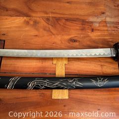 MaxSold Auction: Samurai Decorative Sword Reproduction — Wall Art/Deco - Toronto (Ontario, Canada) SELLER MANAGED Reseller Online Auction -  Crouse Road (STORAGE)
