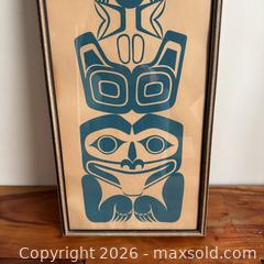 MaxSold Auction: Vintage Indigenous American Print  - Toronto (Ontario, Canada) SELLER MANAGED Reseller Online Auction -  Crouse Road (STORAGE)