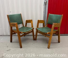 MaxSold Auction: Vintage Midcentury Set of 2 Canadian Office/School Chairs by Grand & Toy - Toronto (Ontario, Canada) SELLER MANAGED Reseller Online Auction -  Crouse Road (STORAGE)