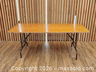 MaxSold Auction: 6 Foot Plywood Folding Table #1 - Mississauga (Ontario, Canada) PARTNER MANAGED Reseller Online Auction -  Dundas Street East