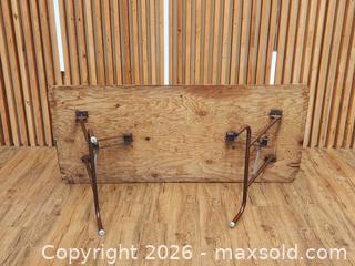 MaxSold Auction: 6 Foot Plywood Folding Table #1 - Mississauga (Ontario, Canada) PARTNER MANAGED Reseller Online Auction -  Dundas Street East