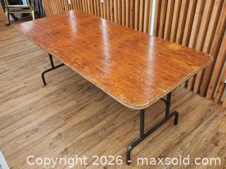 MaxSold Auction: 6 Foot Plywood Folding Table #2 - Mississauga (Ontario, Canada) PARTNER MANAGED Reseller Online Auction -  Dundas Street East