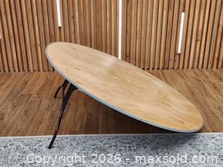 MaxSold Auction: 72" Round Plywood Folding Table #3 - Mississauga (Ontario, Canada) PARTNER MANAGED Reseller Online Auction -  Dundas Street East