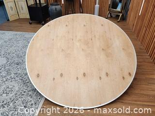 MaxSold Auction: 72" Round Plywood Folding Table #3 - Mississauga (Ontario, Canada) PARTNER MANAGED Reseller Online Auction -  Dundas Street East