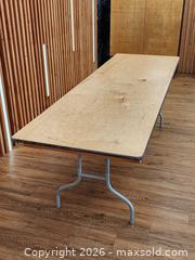 MaxSold Auction: 96" Plywood Folding Table #3 - Mississauga (Ontario, Canada) PARTNER MANAGED Reseller Online Auction -  Dundas Street East