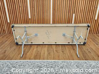 MaxSold Auction: 96" Plywood Folding Table #4 - Mississauga (Ontario, Canada) PARTNER MANAGED Reseller Online Auction -  Dundas Street East
