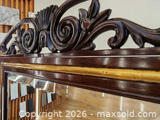 MaxSold Auction: Antique 62" Ornate Carved Hardwood Beveled Floor Mirror - Mississauga (Ontario, Canada) PARTNER MANAGED Reseller Online Auction -  Dundas Street East