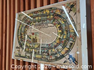 MaxSold Auction: Antique Jeu De L'oie Le Tour de Belgique Game Board - Mississauga (Ontario, Canada) PARTNER MANAGED Reseller Online Auction -  Dundas Street East