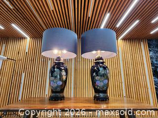 MaxSold Auction: Antique Vintage Porcelain Peacock Ginger Jar Lamps Chinoiserie - Mississauga (Ontario, Canada) PARTNER MANAGED Reseller Online Auction -  Dundas Street East