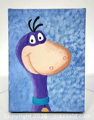 MaxSold Auction: Artist Painted Acrylic on Canvas Dino Flintstone Painting - Mississauga (Ontario, Canada) PARTNER MANAGED Reseller Online Auction -  Dundas Street East