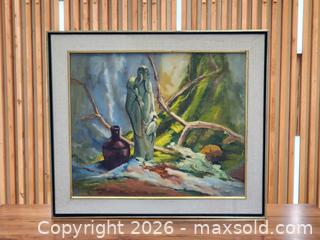MaxSold Auction: HA Ellam Signed Oil on Canvas Surrealist Still Life  - Mississauga (Ontario, Canada) PARTNER MANAGED Reseller Online Auction -  Dundas Street East