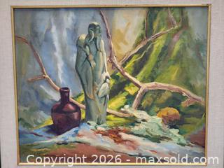 MaxSold Auction: HA Ellam Signed Oil on Canvas Surrealist Still Life  - Mississauga (Ontario, Canada) PARTNER MANAGED Reseller Online Auction -  Dundas Street East