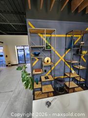 MaxSold Auction:  Iron & Bleached Pine Helena Bookcase Display #2 - Mississauga (Ontario, Canada) PARTNER MANAGED Reseller Online Auction -  Dundas Street East