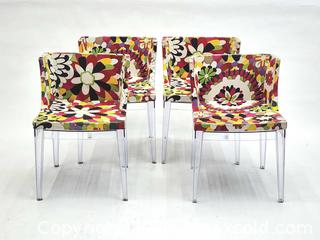 MaxSold Auction: Kartell Style Mademoiselle Chairs x4 - Mississauga (Ontario, Canada) PARTNER MANAGED Reseller Online Auction -  Dundas Street East