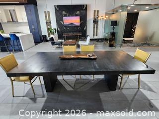 MaxSold Auction: Large 3 Leaf Solid Wood Conference Table Quebec Made - Mississauga (Ontario, Canada) PARTNER MANAGED Reseller Online Auction -  Dundas Street East