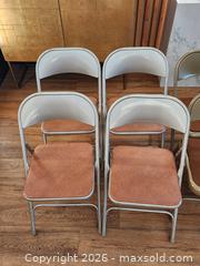 MaxSold Auction: Lot of 9 Folding Metal Chairs - Mississauga (Ontario, Canada) PARTNER MANAGED Reseller Online Auction -  Dundas Street East