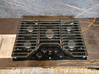 MaxSold Auction: New GE 30" Gas Range 5 Burner Cooktop Black - Mississauga (Ontario, Canada) PARTNER MANAGED Reseller Online Auction -  Dundas Street East