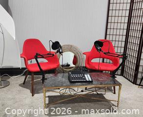 MaxSold Auction: Pair Eames Saarinen Organic Chairs  - Mississauga (Ontario, Canada) PARTNER MANAGED Reseller Online Auction -  Dundas Street East