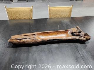 MaxSold Auction: Very Large Teakwood Root Centerpiece Bowl - Mississauga (Ontario, Canada) PARTNER MANAGED Reseller Online Auction -  Dundas Street East