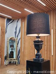 MaxSold Auction: Vintage Black Marble Table Lamp w/ New Black Shade - Mississauga (Ontario, Canada) PARTNER MANAGED Reseller Online Auction -  Dundas Street East
