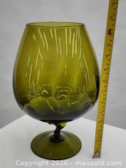 MaxSold Auction: Vintage Empoli 12.5" Optic Glass Vase Snifter - Mississauga (Ontario, Canada) PARTNER MANAGED Reseller Online Auction -  Dundas Street East