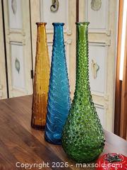MaxSold Auction: Vintage Genie Bottles - Blue Wave, Green Bubble & Amber Wax Drip - Mississauga (Ontario, Canada) PARTNER MANAGED Reseller Online Auction -  Dundas Street East