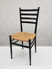 MaxSold Auction: Vintage Gio Ponte Style Italian Ladderback Chair - Mississauga (Ontario, Canada) PARTNER MANAGED Reseller Online Auction -  Dundas Street East