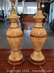 MaxSold Auction: Vintage MCM Ceramic Table Lamps Pair - Mississauga (Ontario, Canada) PARTNER MANAGED Reseller Online Auction -  Dundas Street East