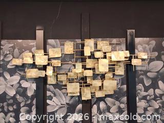 MaxSold Auction: Vintage Mid-century 45" Brutalist Torch Cut Metal Art - Mississauga (Ontario, Canada) PARTNER MANAGED Reseller Online Auction -  Dundas Street East