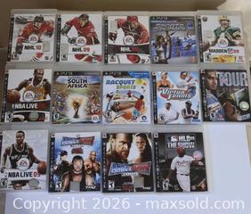 MaxSold Auction: PS3 14 Video Game Sports Lot  - Toronto (Ontario, Canada) PARTNER MANAGED Downsizing Online Auction -  Risa Boulevard