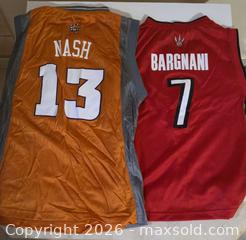 MaxSold Auction: Steve Nash Phoenix Suns & Andrea Bargnani Raptors Jerseys  - Toronto (Ontario, Canada) PARTNER MANAGED Downsizing Online Auction -  Risa Boulevard