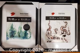 MaxSold Auction: 2 new black wood photo frames - Ottawa (Ontario, Canada) SELLER MANAGED Downsizing Online Auction - Brennan Avenue