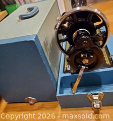 MaxSold Auction: Antique sewing machine in carrying case - Ottawa (Ontario, Canada) SELLER MANAGED Downsizing Online Auction - Brennan Avenue
