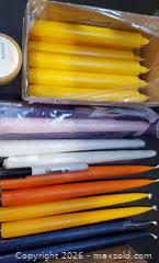 MaxSold Auction: Assorted colorful candles - Ottawa (Ontario, Canada) SELLER MANAGED Downsizing Online Auction - Brennan Avenue