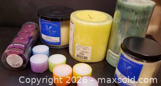 MaxSold Auction: Assorted pillar and tealight candles - Ottawa (Ontario, Canada) SELLER MANAGED Downsizing Online Auction - Brennan Avenue
