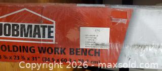 MaxSold Auction: Brand new Work Mate foldable work bench - Ottawa (Ontario, Canada) SELLER MANAGED Downsizing Online Auction - Brennan Avenue