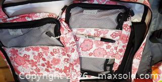 MaxSold Auction: Set of 3 packing bags, 3 misc.packing bags - all hardly or not used, 2 cosmetic bags - Ottawa (Ontario, Canada) SELLER MANAGED Downsizing Online Auction - Brennan Avenue
