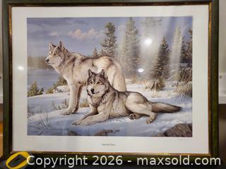 MaxSold Auction: Signed Limited edition print "Watchful Pause" by Joe Hautman - Ottawa (Ontario, Canada) SELLER MANAGED Downsizing Online Auction - Brennan Avenue