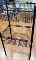 MaxSold Auction: Wire basket shelves from Solutions - Ottawa (Ontario, Canada) SELLER MANAGED Downsizing Online Auction - Brennan Avenue