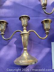 MaxSold Auction: Amston Sterling Silver Candelabra Pair, Small (Set of 2) - Santa Monica (California, USA) PARTNER MANAGED Estate Sale Online Auction - 18th Street