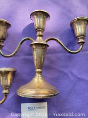 MaxSold Auction: Amston Sterling Silver Candelabra Pair, Small (Set of 2) - Santa Monica (California, USA) PARTNER MANAGED Estate Sale Online Auction - 18th Street