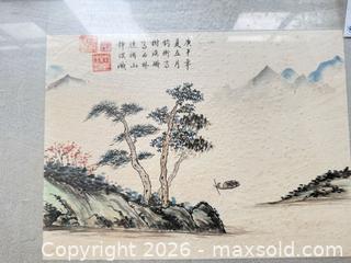 MaxSold Auction: Chinese Framed Painting, 18.5" x 24.5" (framed) - Santa Monica (California, USA) PARTNER MANAGED Estate Sale Online Auction - 18th Street