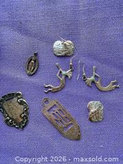 MaxSold Auction: Earrings & Pendant/Medal - Sterling Silver, Silver-Plated, Turquoise - Santa Monica (California, USA) PARTNER MANAGED Estate Sale Online Auction - 18th Street