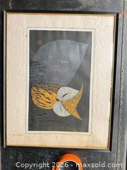 MaxSold Auction: Framed Japanese-Style Signed Print with Artist Seal - Santa Monica (California, USA) PARTNER MANAGED Estate Sale Online Auction - 18th Street