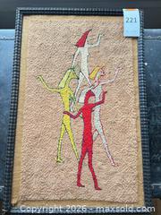 MaxSold Auction: Framed Textile Wall Art 25" x 16.5" - Santa Monica (California, USA) PARTNER MANAGED Estate Sale Online Auction - 18th Street