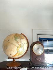 MaxSold Auction: Globemaster 12" Globe & Telechron Mantel Clock, Vintage - Santa Monica (California, USA) PARTNER MANAGED Estate Sale Online Auction - 18th Street