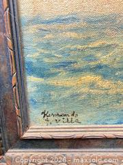 MaxSold Auction: Hernando Villa Signed Oil Painting — Nautical Sailing Ship, 16 x 14 - Santa Monica (California, USA) PARTNER MANAGED Estate Sale Online Auction - 18th Street