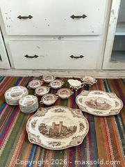 MaxSold Auction: Johnson Bros Old Britain Castles Earthenware Dinnerware Set - Santa Monica (California, USA) PARTNER MANAGED Estate Sale Online Auction - 18th Street